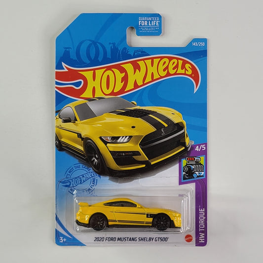 Hot Wheels - 2020 Ford Mustang Shelby GT500 (Yellow)
