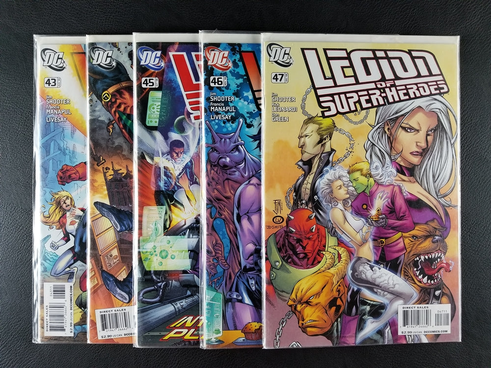 Legion of Super-Heroes [5th Series] #37-47 Set (DC, 2008)