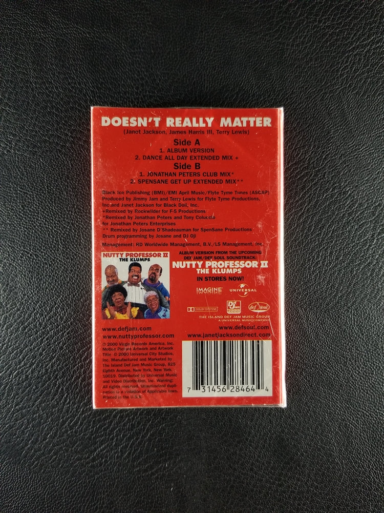 Janet Jackson- Doesn't Really Matter (2000, Cassette Single) [SEALED]