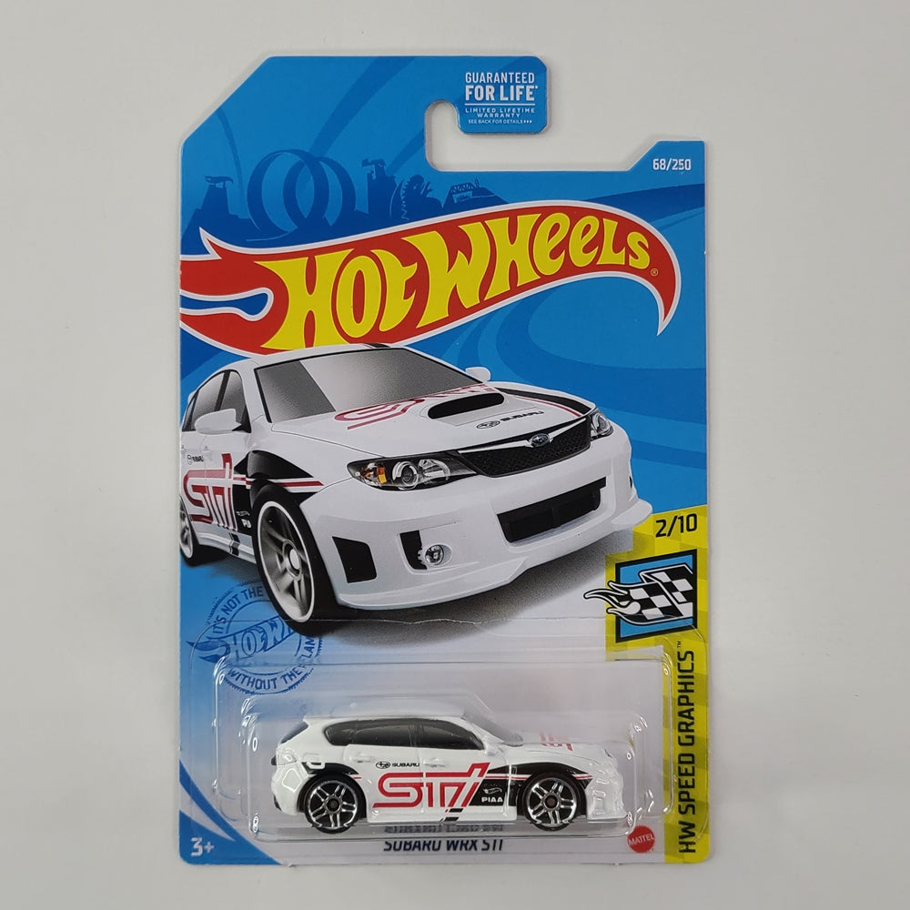 Hot Wheels - Subaru WRX STI (White) [HW Speed Graphics Mini Collection (2021) -