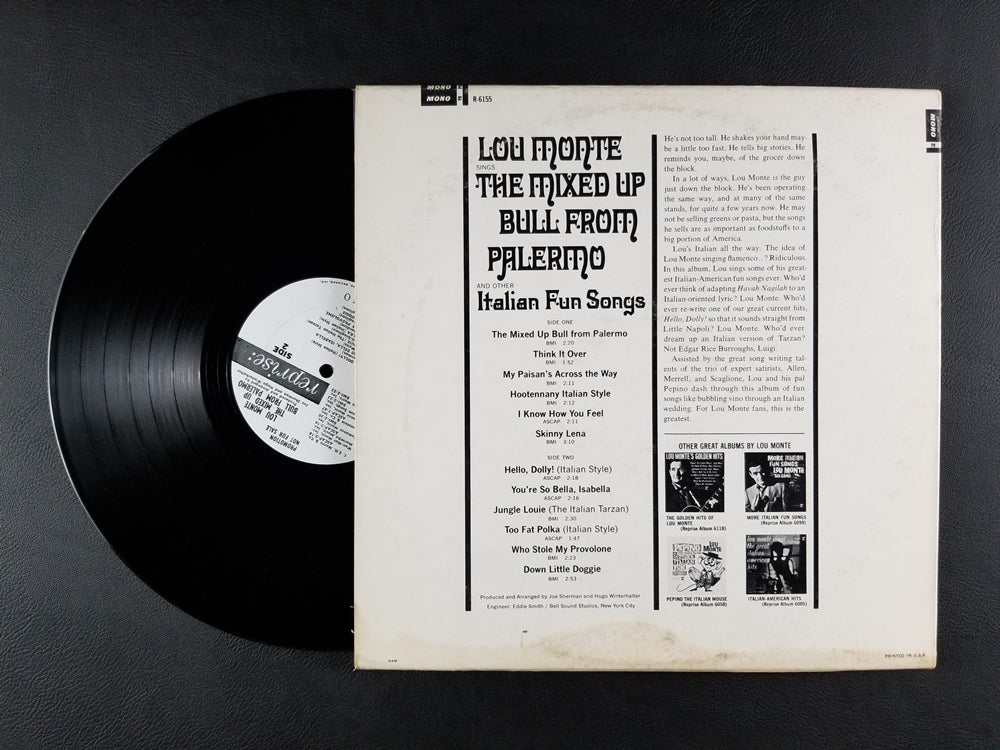 Lou Monte - The Mixed Up Bull from Palmero (1964, LP) [Promo]