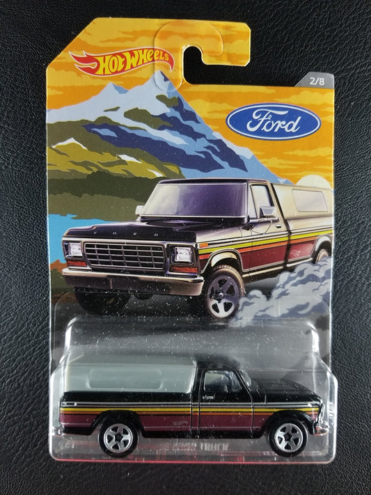 Hot Wheels - '79 Ford Truck (Black) [2/8 - 2018 HW Ford Pickups]