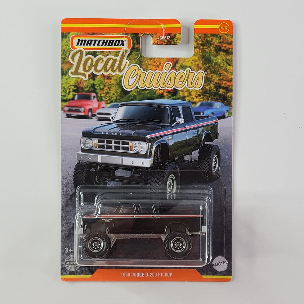 Matchbox - 1968 Dodge D-200 Pickup (Black)