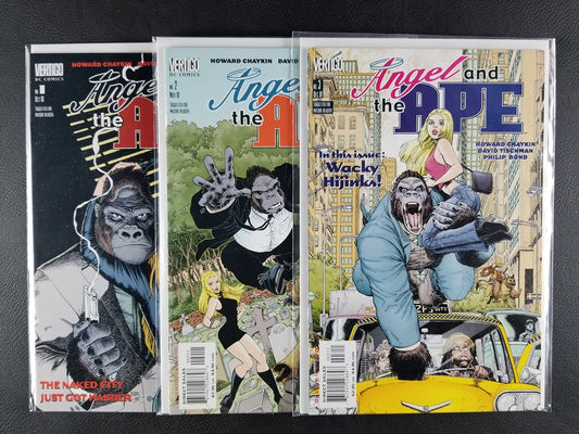 Angel and the Ape #1-3 Set (DC/Vertigo, 2001-02)