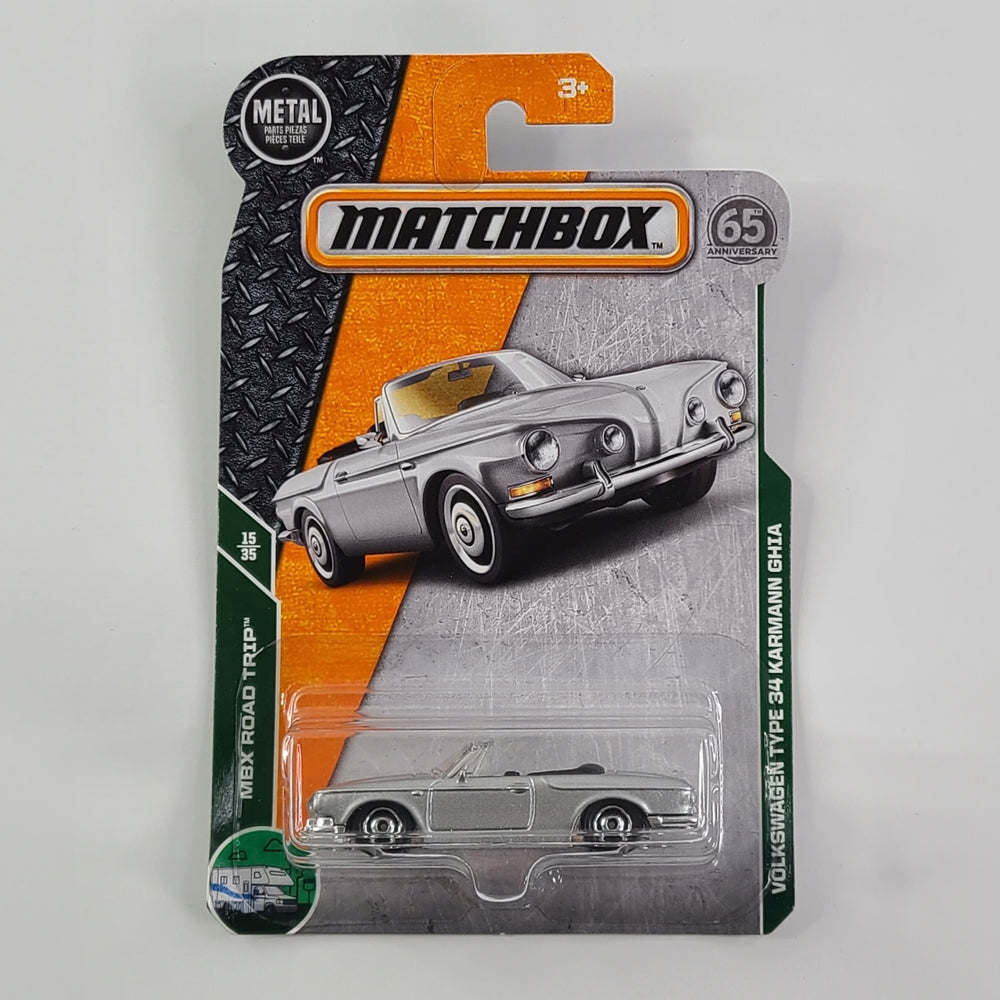 Matchbox - Volkswagen Type 34 Karmann Ghia (Silver)