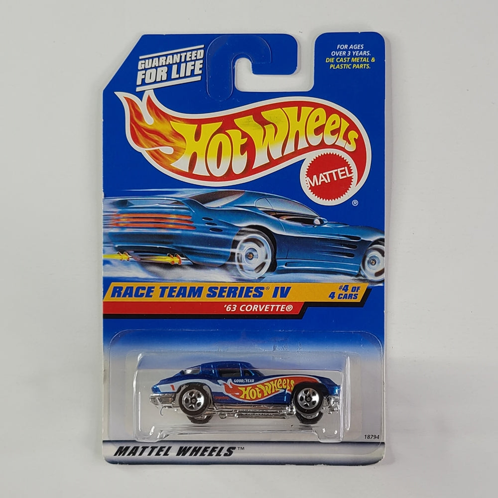 Hot Wheels - '63 Corvette (Metalflake Blue)