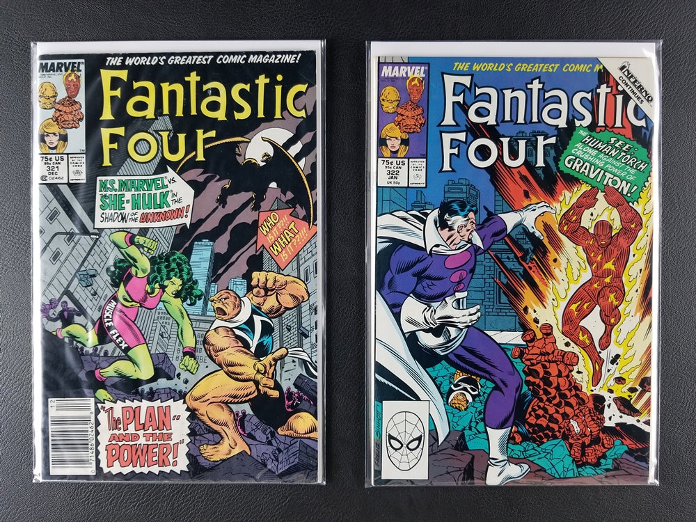 Fantastic Four [1st Series] #321-324 Set (Marvel, 1988-89)