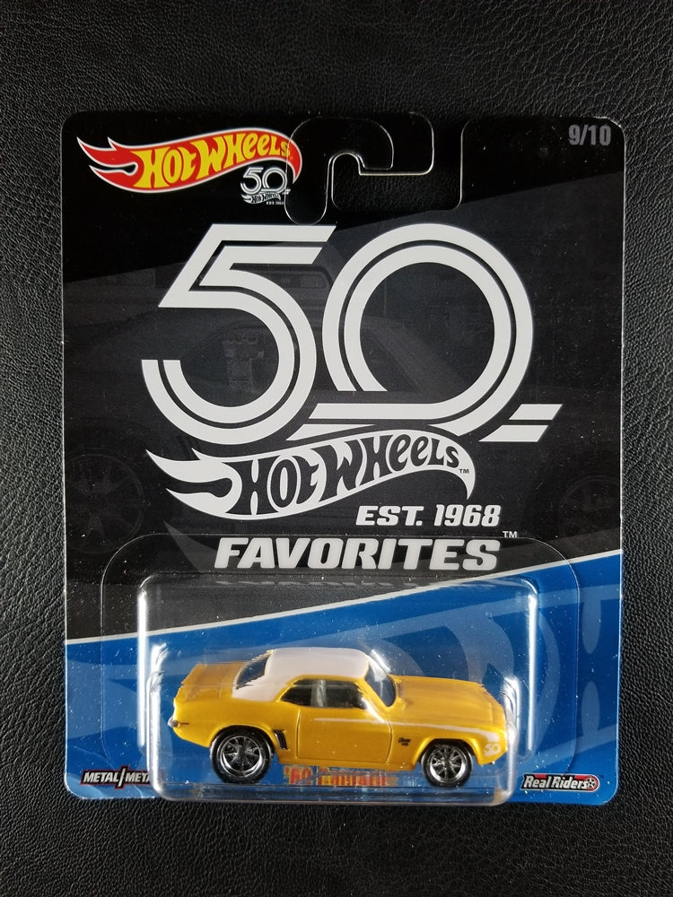 Hot Wheels Real Riders - '69 Camaro (Yellow) [9/10 - HW 50th Anniversary Favorites]