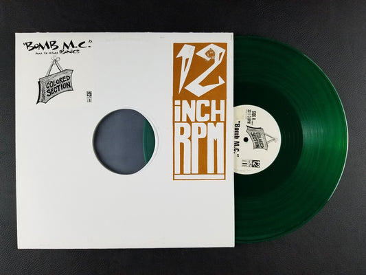 Colored Section - Bomb M.C. (1997, 12'' Single, Limited Edition, Green)