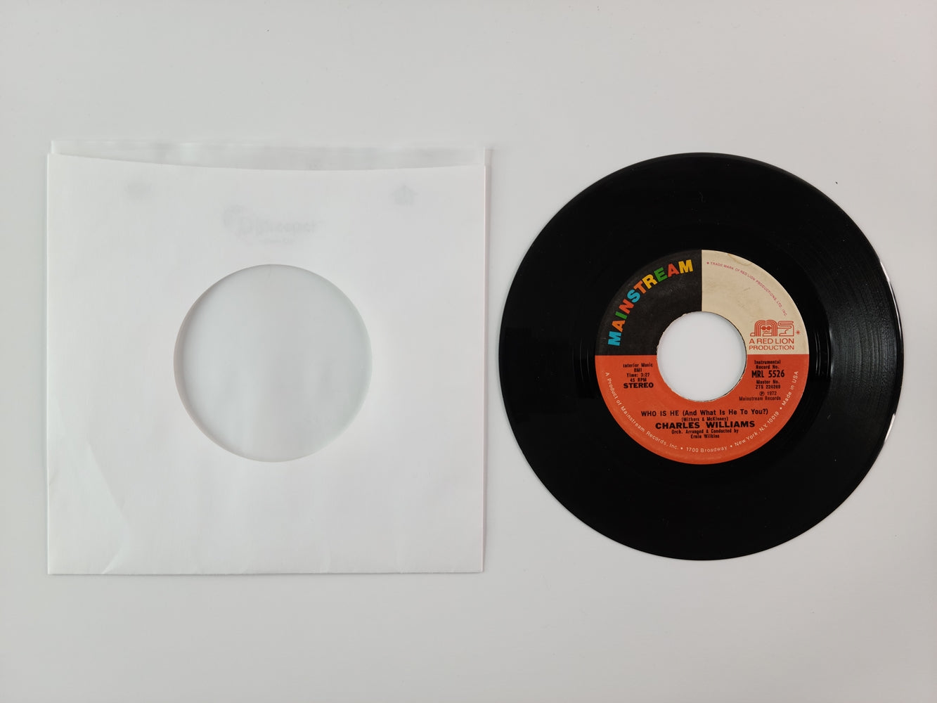 Charlie Williams - Who is He (And What is He to You?) (1972, 7'' Single)