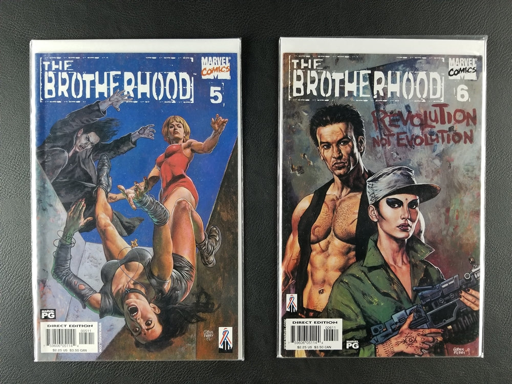 The Brotherhood #1-9 Set (Marvel, 2001-02)