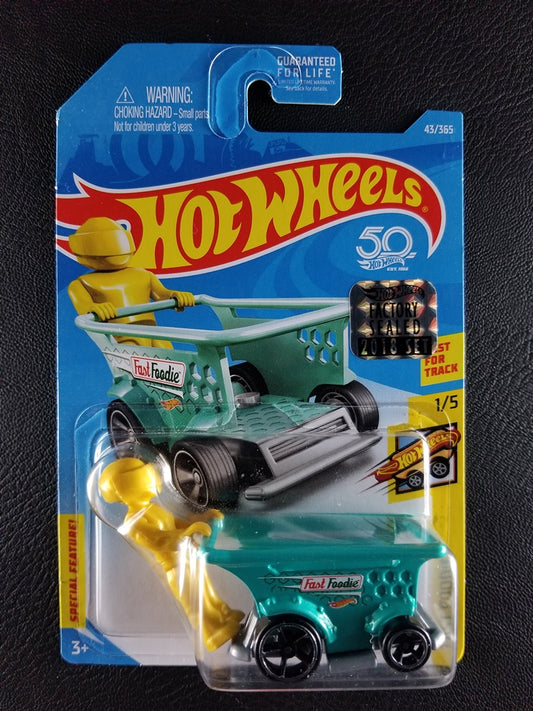 Hot Wheels - Aisle Driver (Teal) [Factory Sealed 2018 Set]