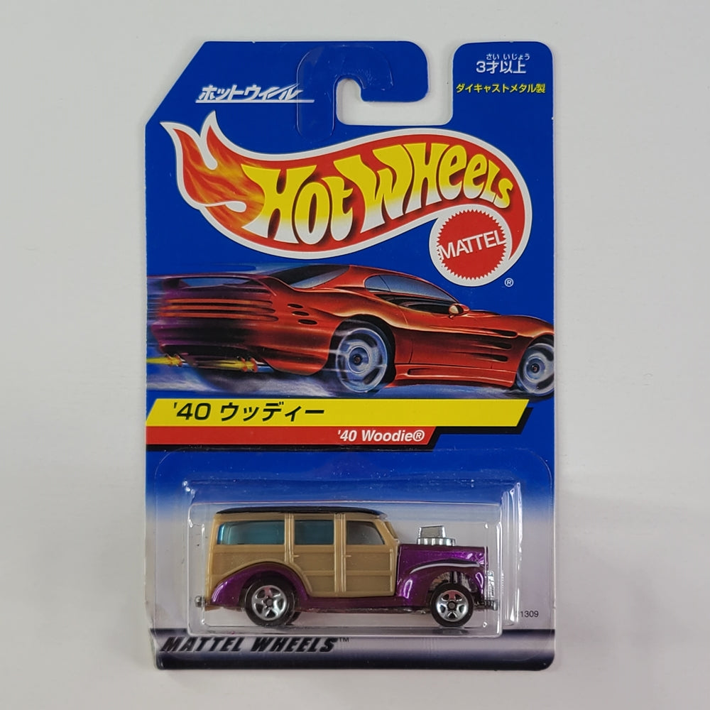 Hot Wheels - '40 Woodie (Metalflake Purple)