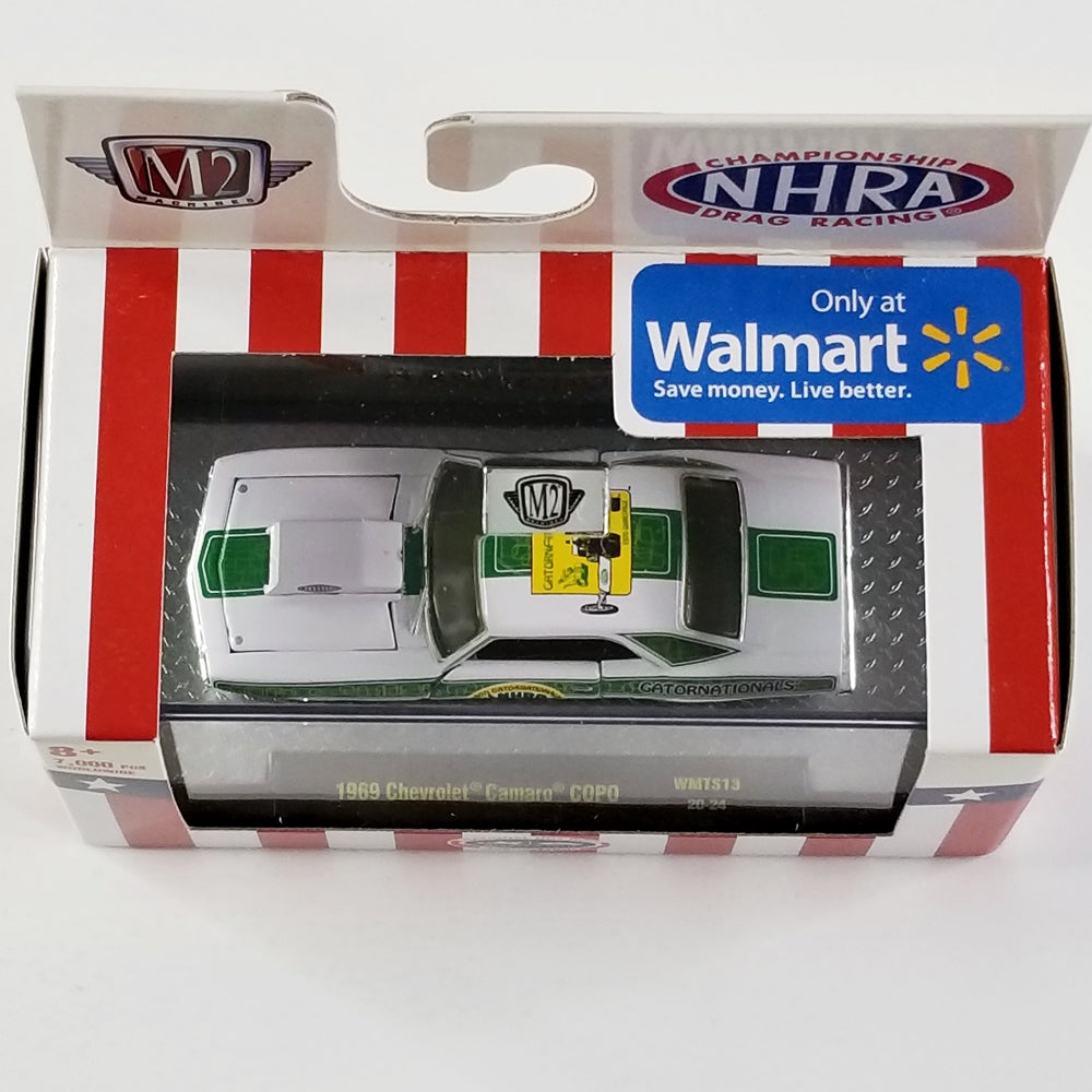 M2 - 1969 Chevrolet Camaro COPO (White) [7,000 Pieces Worldwide] [Walmart Exclusive]