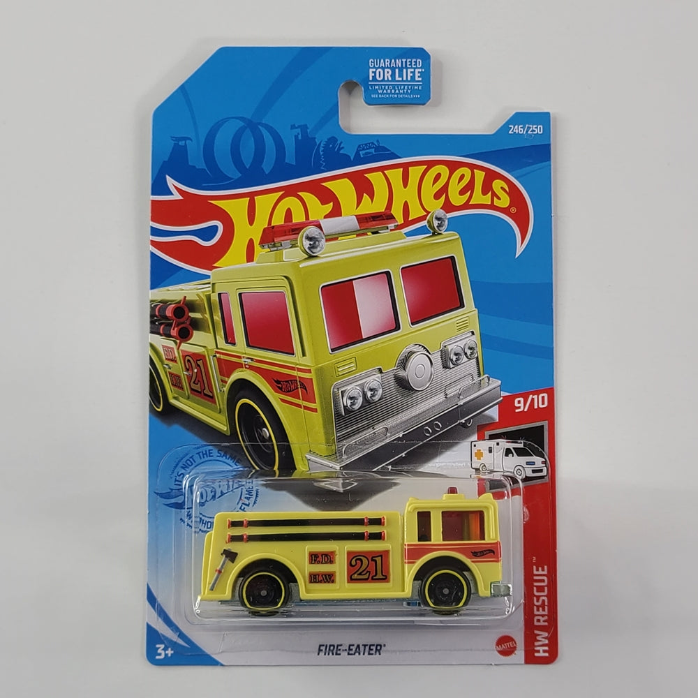 Hot Wheels - Fire-Eater (Yellow) [HW Rescue (2021) - 9/10]