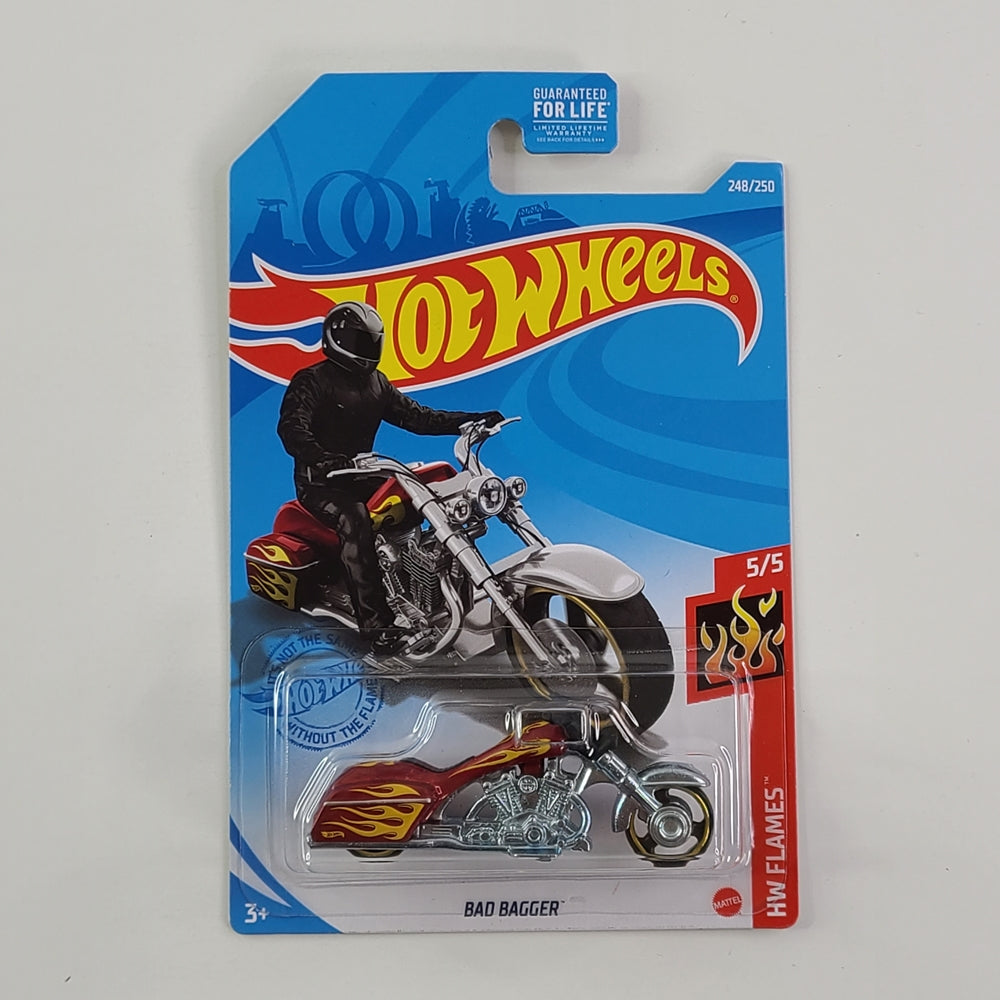 Hot Wheels - Bad Bagger (Metalflake Red)