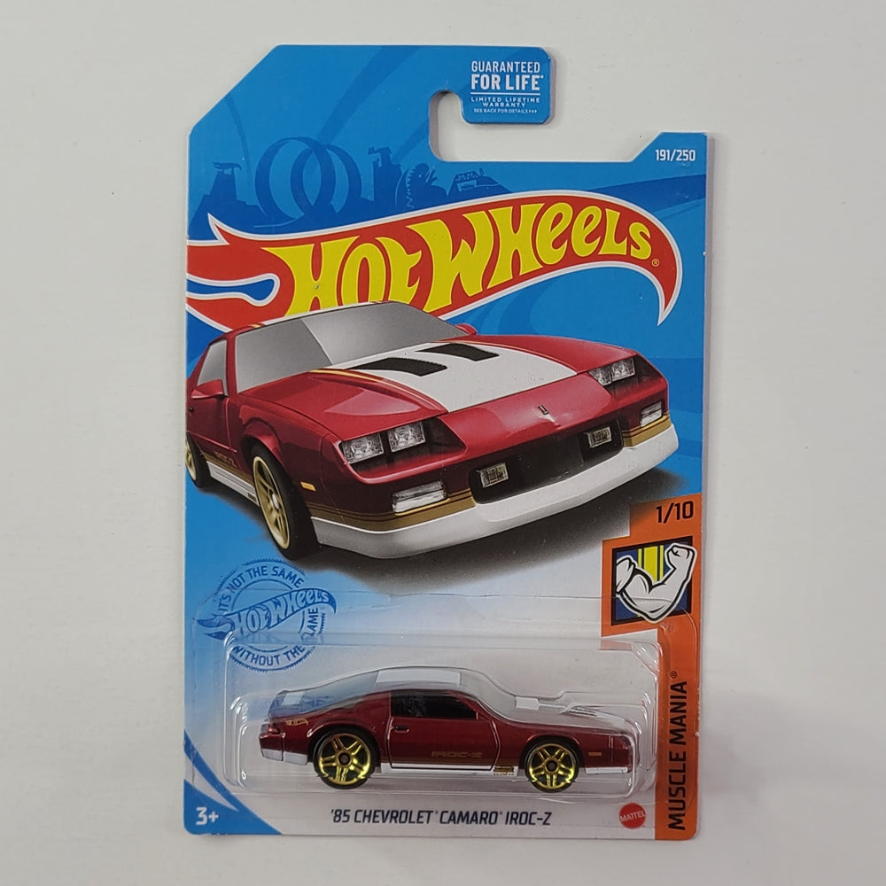 Hot Wheels - '85 Chevrolet Camaro IROC-Z (Metalflake Red)