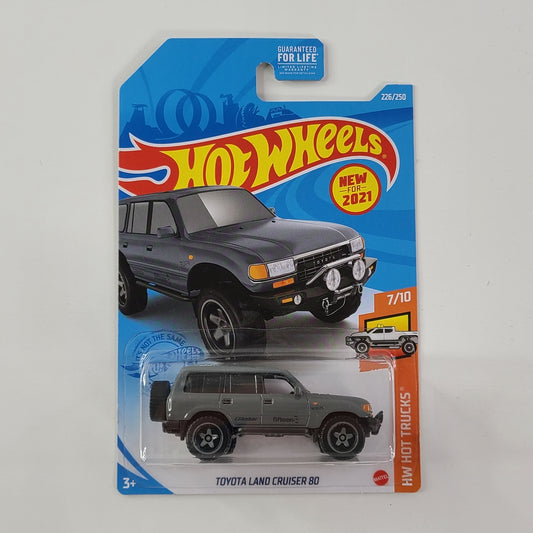 Hot Wheels - Toyota Land Cruiser 80 (Glossy Dark Grey)