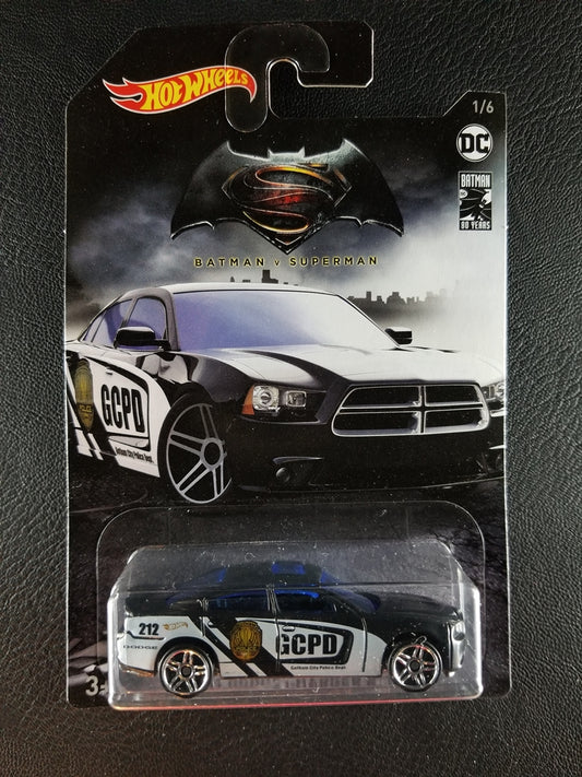 Hot Wheels - '11 Dodge Charger R/T (Black) [1/6 - 2016 HW Batman v Superman]