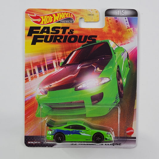 Hot Wheels Premium Real Riders - '95 Mitsubishi Eclipse (Green)