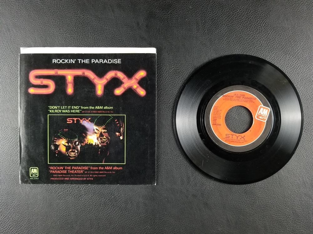 Styx - Don't Let It End (1983, 7'' Single)