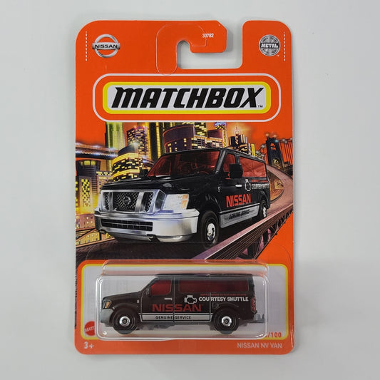 Matchbox - Nissan NV Van (Metalflake Black) [1-100 Series (2021): MBX Metro - 66/100]