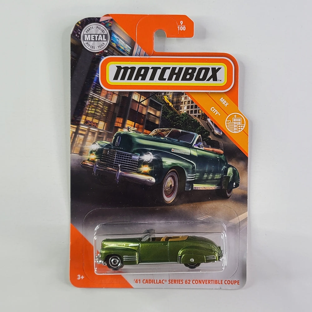 Matchbox - '41 Cadillac Series 62 Convertible Coupe (Metalflake Olive ...