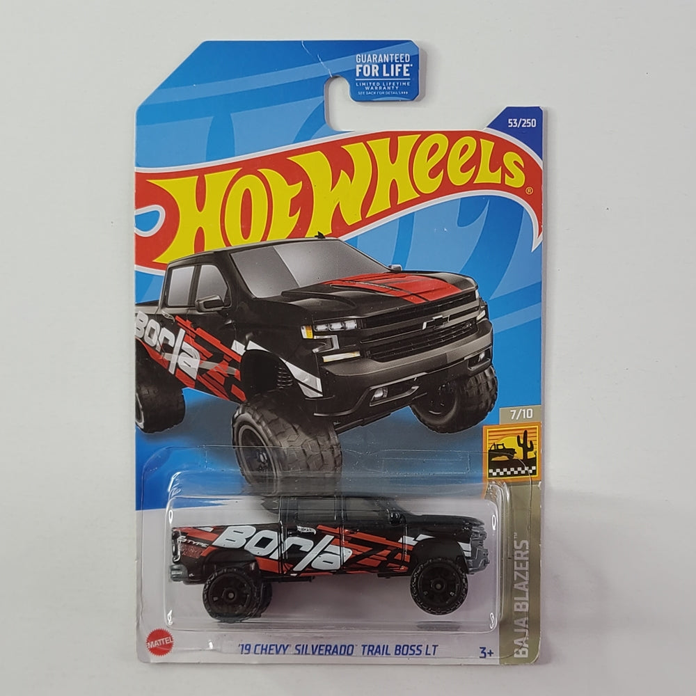 Hot Wheels - '19 Chevy Silverado Trail Boss LT (Black)