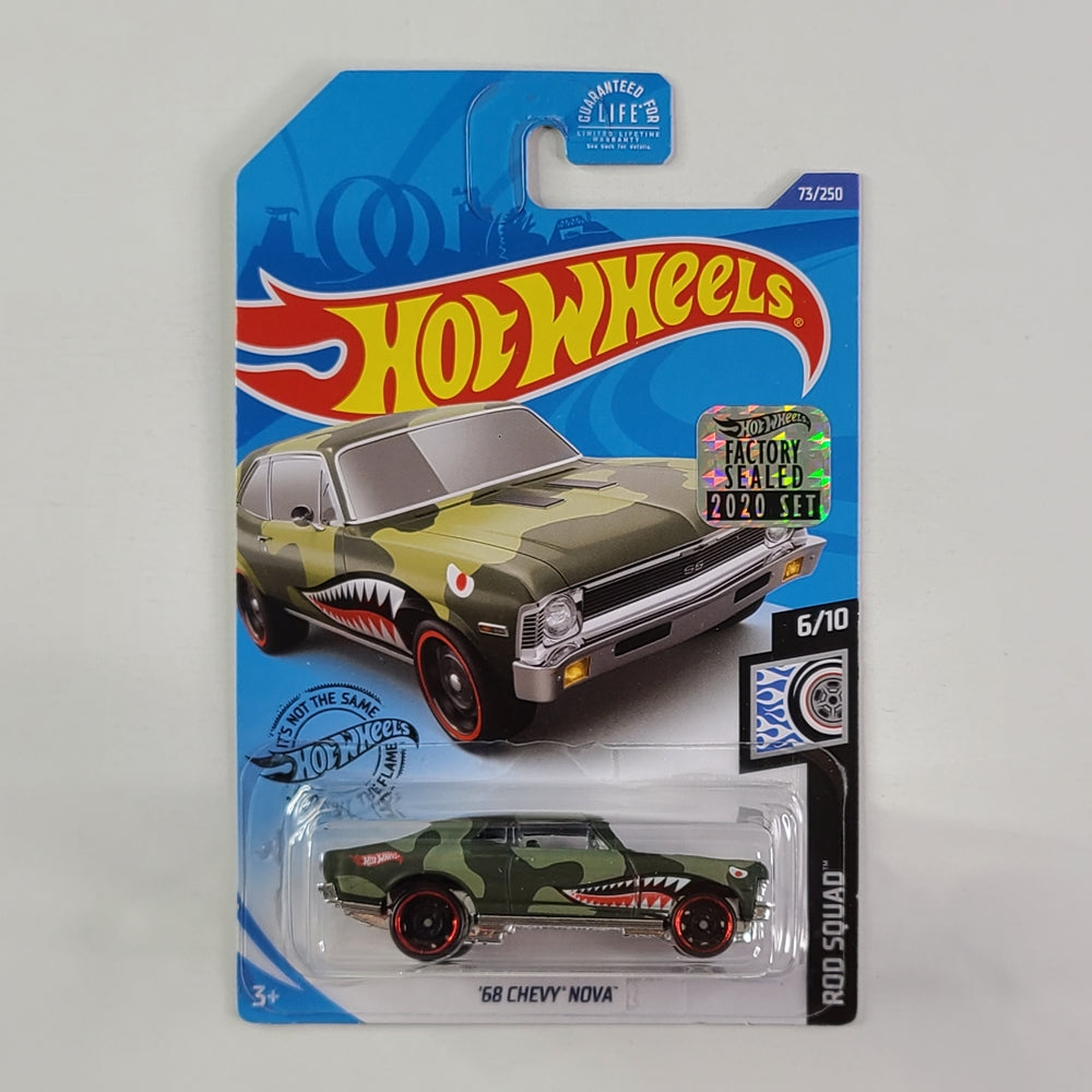 Hot Wheels - '68 Chevy Nova (Green) [Factory Sealed 2020 Set]