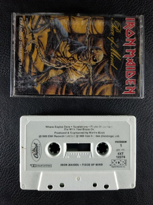 Iron Maiden - Piece of Mind (1983, Cassette)