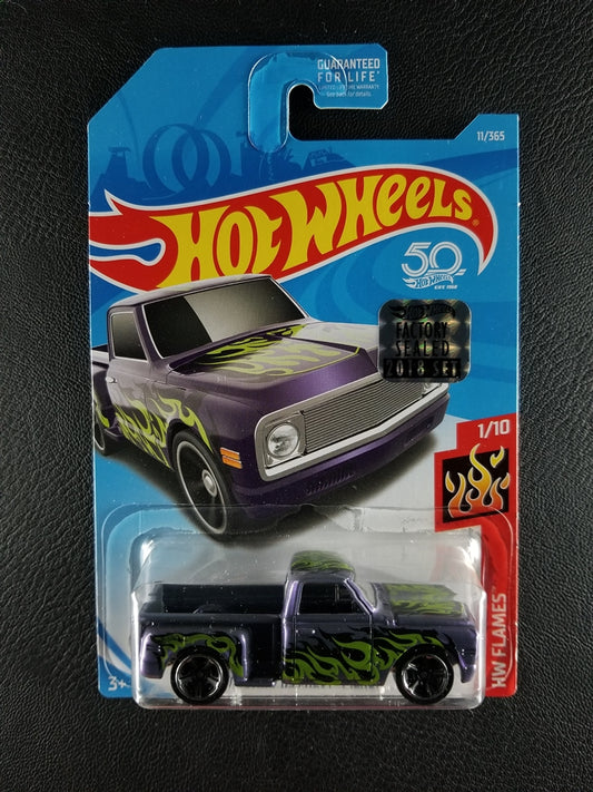 Hot Wheels - Custom '69 Chevy Pickup (Purple) [Factory Sealed 2018 Set]