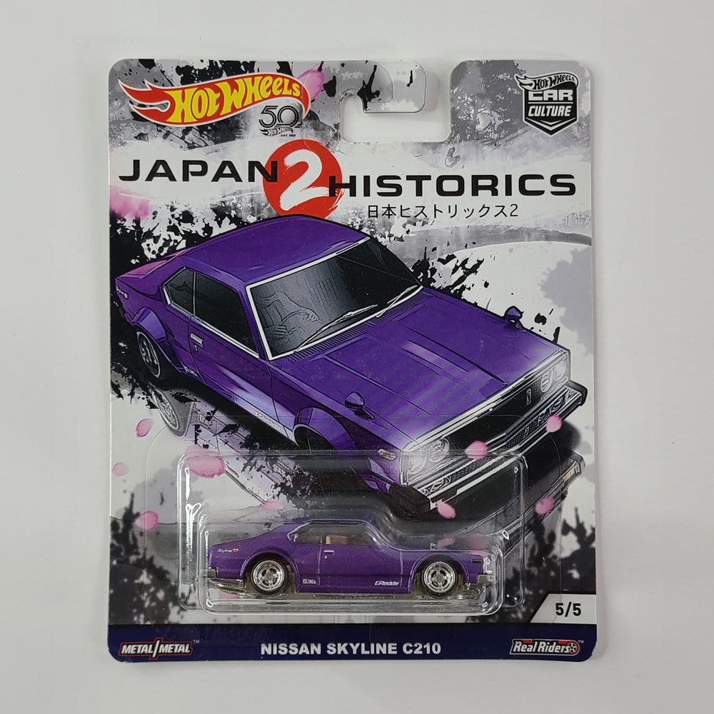 Hot Wheels Premium - Nissan Skyline C210 (Purple) [Car Culture: Japan Historics 2 (2018) - 5/5]