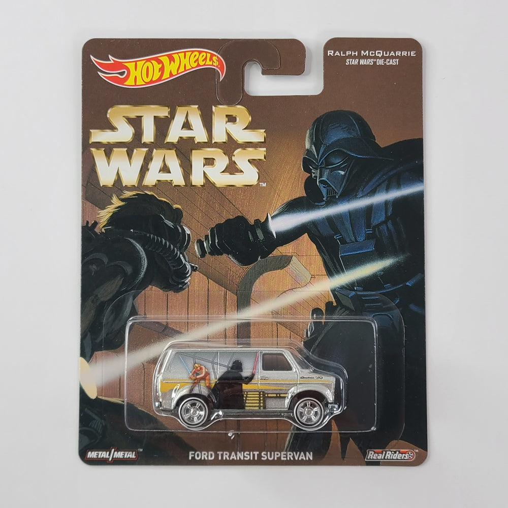 Hot Wheels - Ford Transit Supervan (Silver) [Pop Culture: Ralph McQuarrie Star Wars Concept Art (2016)]