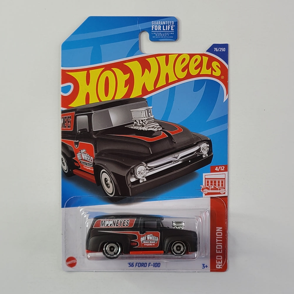 Hot Wheels - '56 Ford F-100 (Black/Red) [Target Exclusive]