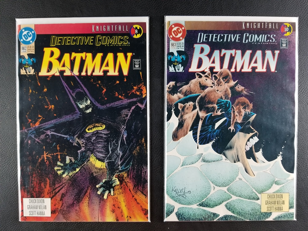 Detective Comics [1st Series] #660-664 Set (DC, 1993)