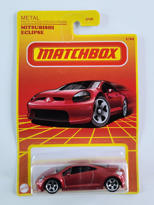 Matchbox - Mitsubishi Eclipse (Metalflake Red) [Retro Series (2021) - 1/24] [Target Exclusive]