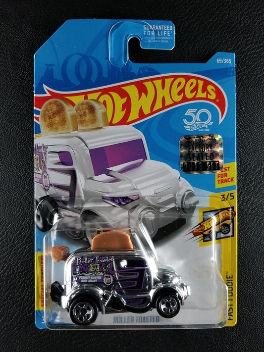 Hot Wheels - Roller Toaster (Silver) [Factory Sealed 2018 Set]