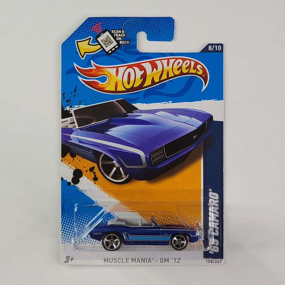 Hot Wheels - '69 Camaro (Metallic Blue) [Toys "R" Us Exclusive]