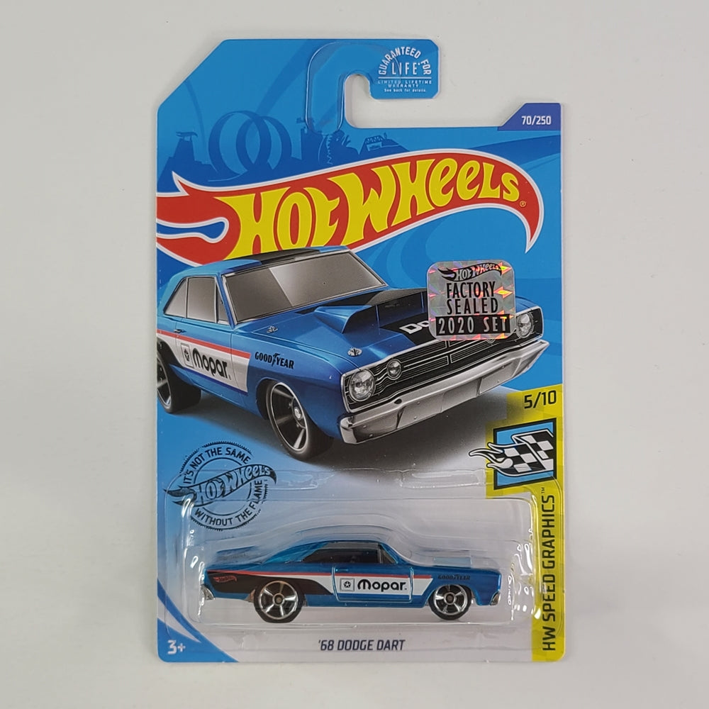 Hot Wheels - '68 Dodge Dart (Blue) [Factory Sealed 2020 Set]