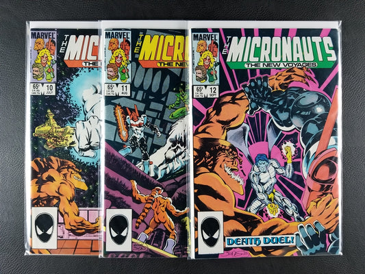 The Micronauts: The New Voyage #10-12 Set (Marvel, 1985)