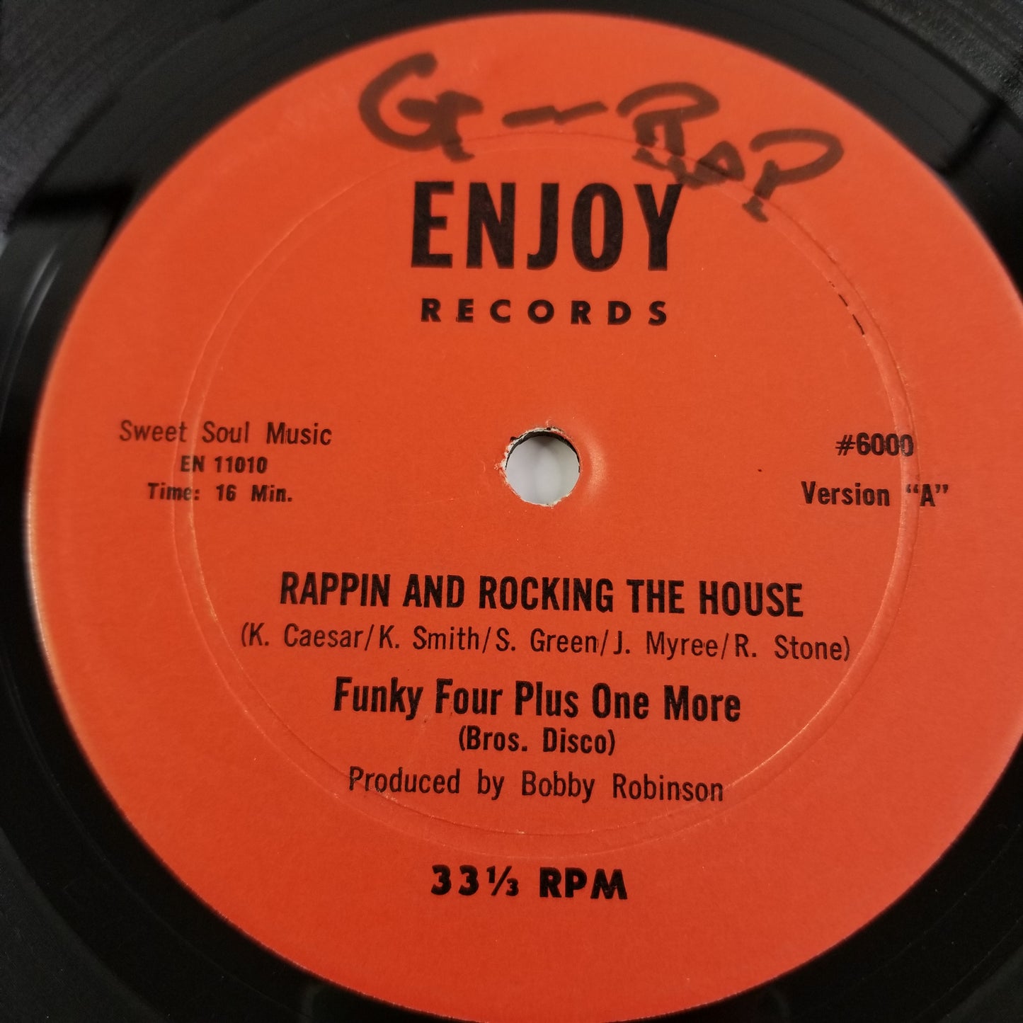 Funky 4 + 1 More - Rappin and Rocking the House (1979, 12" Single)