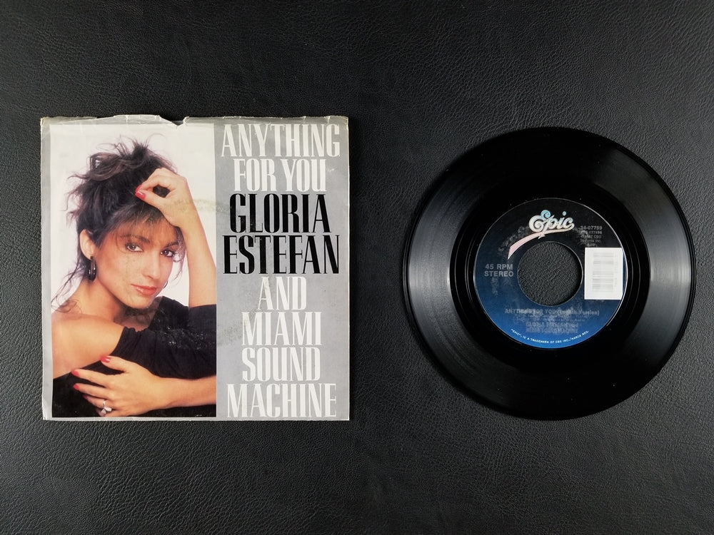 Gloria Estefan and Miami Sound Machine - Anything For You (1988, 7'' Single)