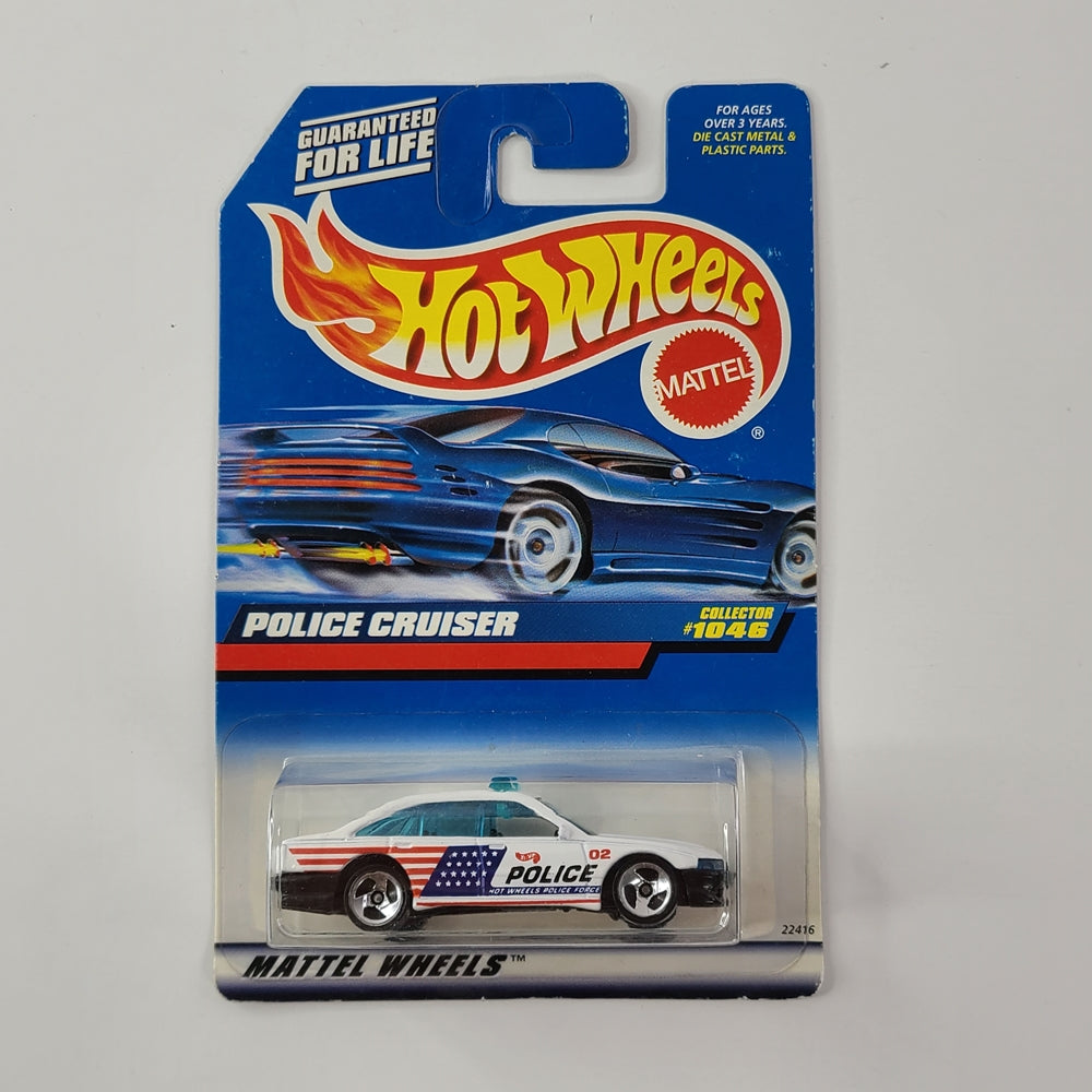 Hot Wheels - Police Cruiser (White) [Mainline (1999) - #1046]