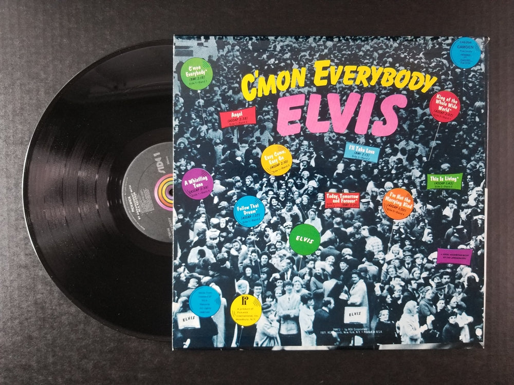 Elvis Presley - C'mon Everybody (1975, LP)