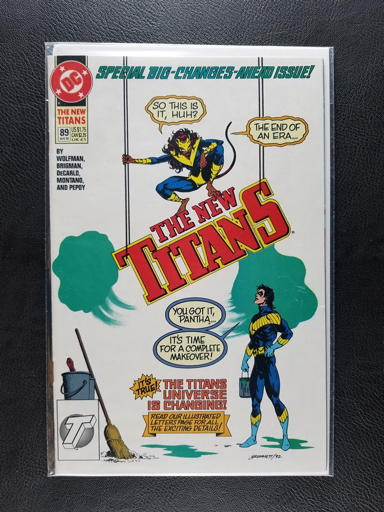 The New Teen Titans [2nd Series] New Titans #89 (DC, August 1992)