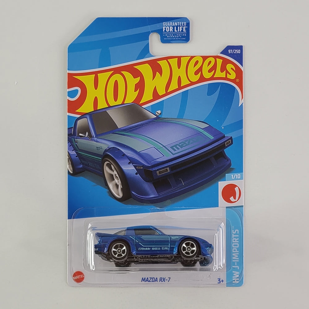 Hot Wheels - Mazda RX-7 (Metalflake Medium Blue)