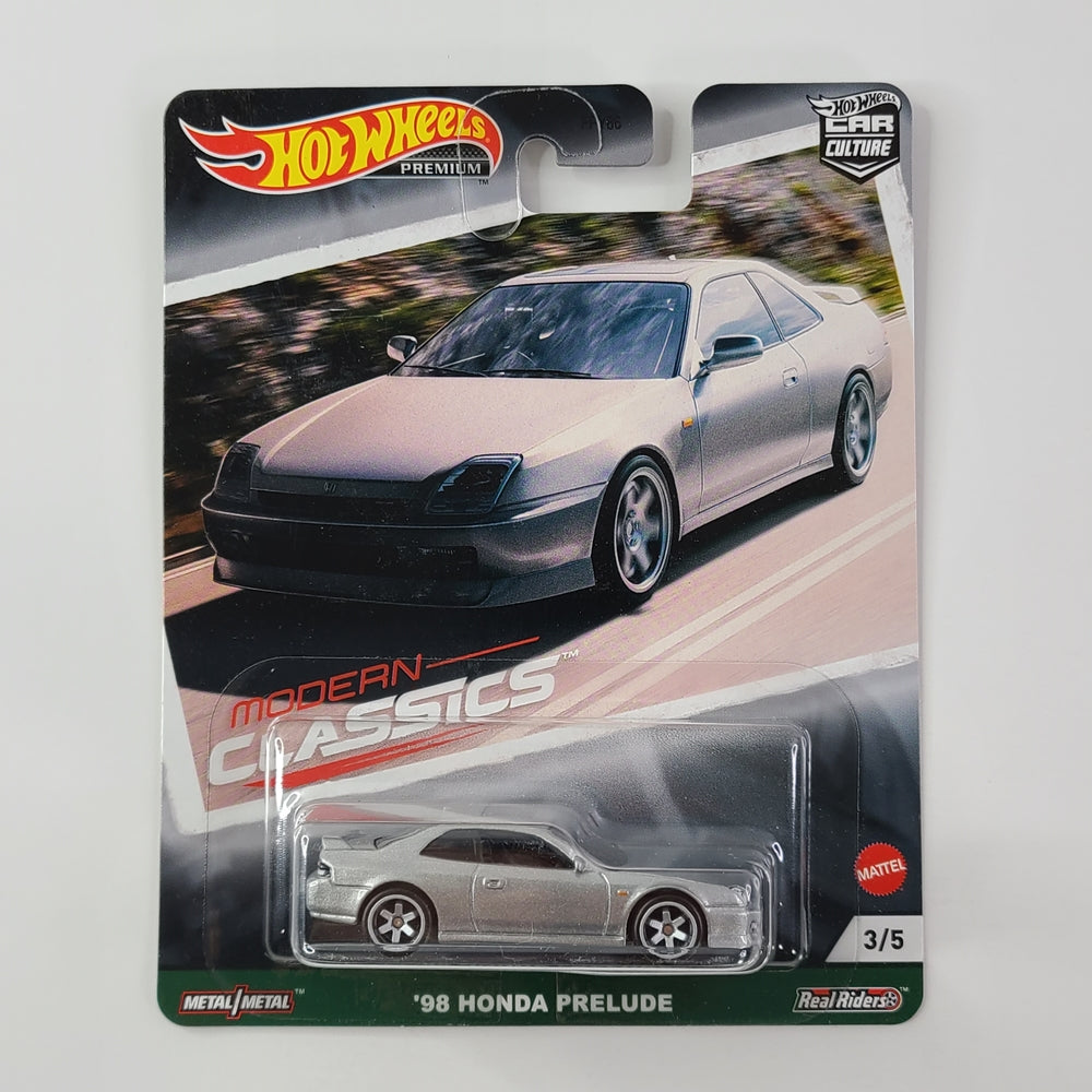 Hot Wheels Premium - '98 Honda Prelude (Metalflake Silver)