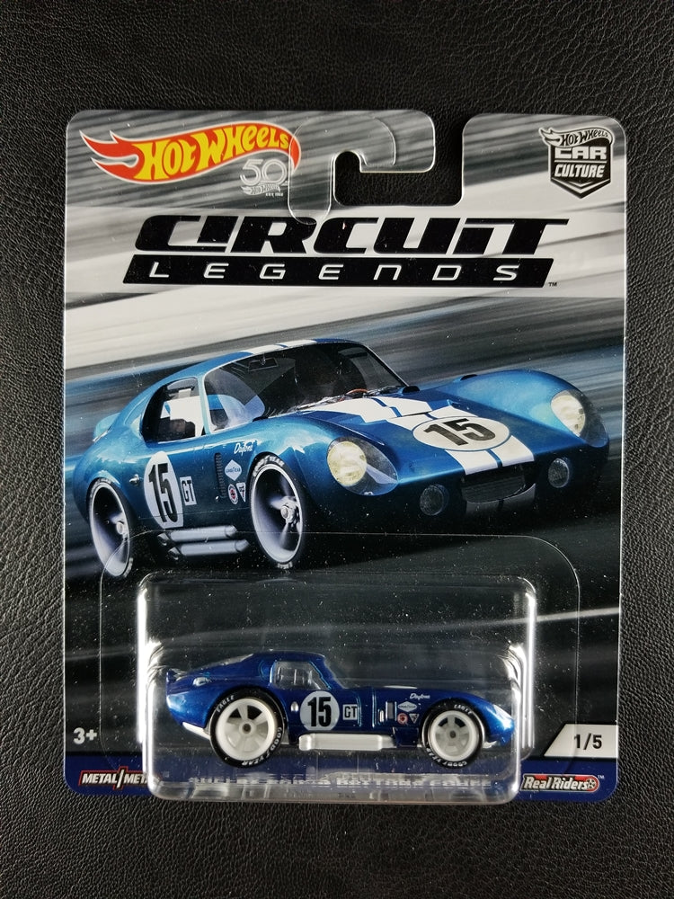 Hot Wheels Premium - Shelby Cobra Daytona Coupe (Blue) [1/5 - Car Culture: Circuit Legends]