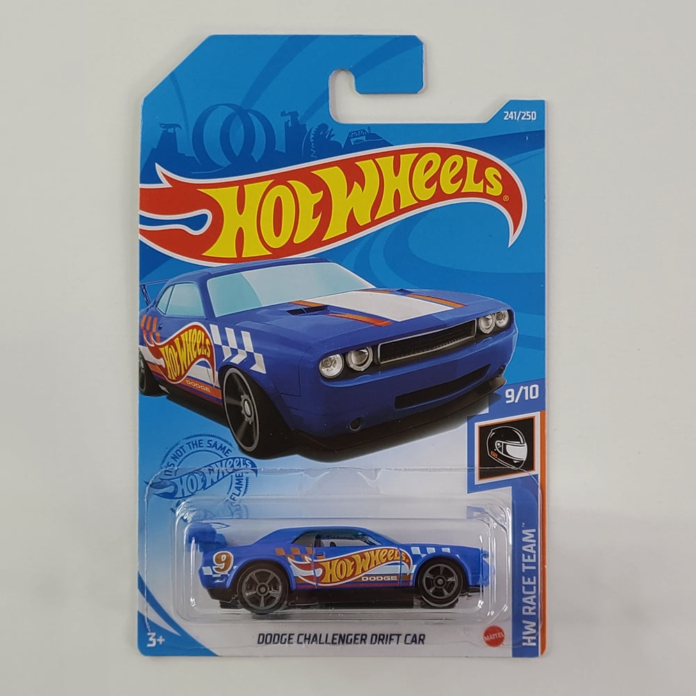 Hot Wheels - Dodge Challenger Drift Car (Satin Blue)