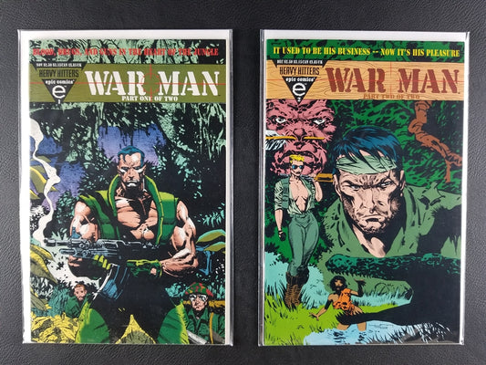 War Man #1 & 2 Set (Epic, 1993)